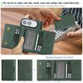 iPhone Fold magnetisk lommeboketui med tre fold – grønn
