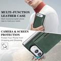 iPhone Fold magnetisk lommeboketui med tre fold – grønn