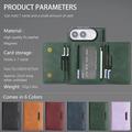 iPhone Duo magnetisk lommeboketui med tre fold – grønn