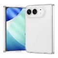 iPhone Fold Ripebestandig Hybrid-deksel - Gjennomsiktig