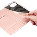 iPhone 16e Dux Ducis Skin Pro Flip-deksel - Rosa