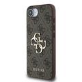 iPhone 16e Guess 4G Big Metal Logo Hybrid-deksel - Brun