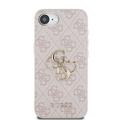iPhone 16e Guess 4G Big Metal Logo Hybrid-deksel - Rosa