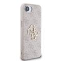 iPhone 16e Guess 4G Big Metal Logo Hybrid-deksel - Rosa