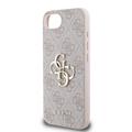 iPhone 16e Guess 4G Big Metal Logo Hybrid-deksel - Rosa