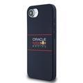 iPhone 16e Oracle Red Bull Racing horisontalt silikon-deksel med logo - MagSafe-kompatibel - Marine