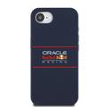 iPhone 16e Oracle Red Bull Racing horisontalt silikon-deksel med logo - MagSafe-kompatibel - Marine