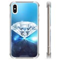 iPhone X / iPhone XS Hybrid-deksel - Diamant