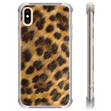 iPhone X / iPhone XS Hybrid-deksel - Leopard