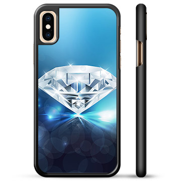 iPhone X / iPhone XS Beskyttelsesdeksel - Diamant