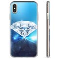 iPhone X / iPhone XS TPU-deksel - Diamant