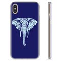 iPhone X / iPhone XS TPU-deksel - Elefant