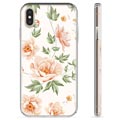 iPhone X / iPhone XS TPU-deksel - Floral