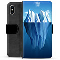 iPhone X / iPhone XS Premium Lommebok-deksel - Isfjell