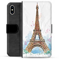 iPhone X / iPhone XS Premium Lommebok-deksel - Paris
