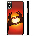 iPhone X / iPhone XS Beskyttelsesdeksel - Hjertesilhuett