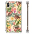 iPhone X / iPhone XS Hybrid-deksel - Rosa Blomster