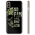 iPhone X / iPhone XS TPU-deksel - No Pain, No Gain
