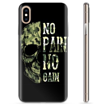 iPhone X / iPhone XS TPU-deksel - No Pain, No Gain
