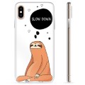 iPhone X / iPhone XS TPU-deksel - Slow Down