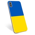 iPhone XS Max TPU-deksel Ukrainsk flagg - Gul og lyseblå