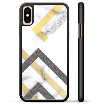 iPhone X / iPhone XS Beskyttelsesdeksel - Abstrakt Marmor