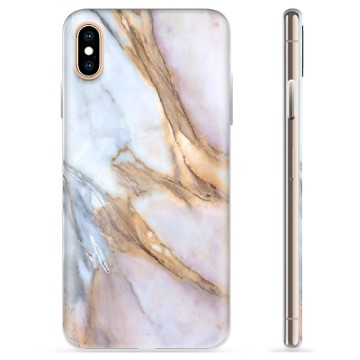 iPhone X / iPhone XS TPU-deksel - Elegant Marmor
