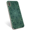 iPhone X / iPhone XS TPU-deksel - Grønn Mandala