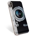 iPhone X / iPhone XS TPU-deksel - Retro Kamera