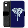 iPhone XR Premium Lommebok-deksel - Elefant