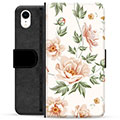 iPhone XR Premium Lommebok-deksel - Floral