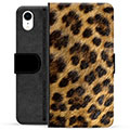 iPhone XR Premium Lommebok-deksel - Leopard