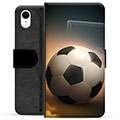 iPhone XR Premium Lommebok-deksel - Fotball