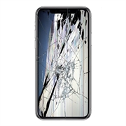 iPhone XR Reparasjon av LCD-Display og Glass - Svart - Originalkvalitet