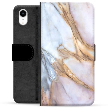 iPhone XR Premium Lommebok-deksel - Elegant Marmor