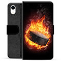 iPhone XR Premium Lommebok-deksel - Ishockey