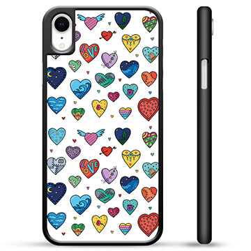 iPhone XR Beskyttelsesdeksel - Hjerter