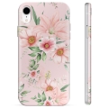 iPhone XR TPU-deksel - Akvarell Blomster