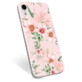 iPhone XR TPU-deksel - Akvarell Blomster