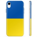 iPhone XR TPU-deksel Ukrainsk flagg - Gul og lyseblå