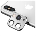 iPhone XS Max Falske Kamera Klistremerke - Sølv