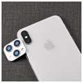 iPhone XS Max Falske Kamera Klistremerke - Sølv