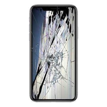 iPhone XS Max Reparasjon av LCD-Display og Glass - Svart - Originalkvalitet