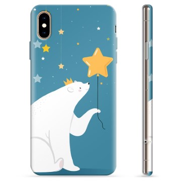 iPhone X / iPhone XS TPU-deksel - Isbjørn