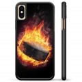 iPhone X / iPhone XS Beskyttelsesdeksel - Ishockey