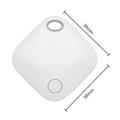 itag03 Bluetooth Finder Anti-Loss Locator for Apple-enhet Bærbar minisporingsenhet med stropp - hvit