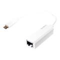 LogiLink USB-C til Ethernet-adapter - 1 Gbps - Hvit