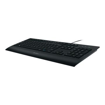 Logitech K280e Tastatur med Ledning - Amerikansk Layout - Svart