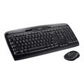 Logitech Wireless Desktop MK330 Tastatur- og Mussett - Svart