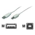 M-CAB USB 2.0 / USB-kabel - 5 m - grå